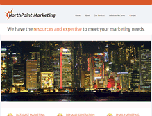 Tablet Screenshot of northpointmarketing.com